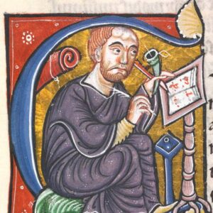 miniature of a scribe